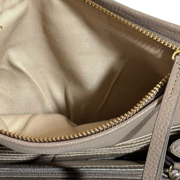 Nordstrom Elenor Taupe Small Crossbody Bag Interior Pockets - Picture 7 of 12